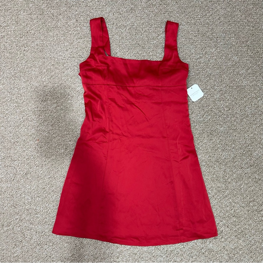 Altar'd State Vibrant Red Dress